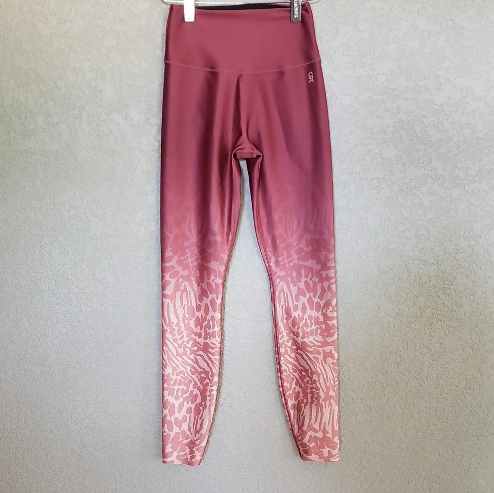 Good American ombre leapard leggings